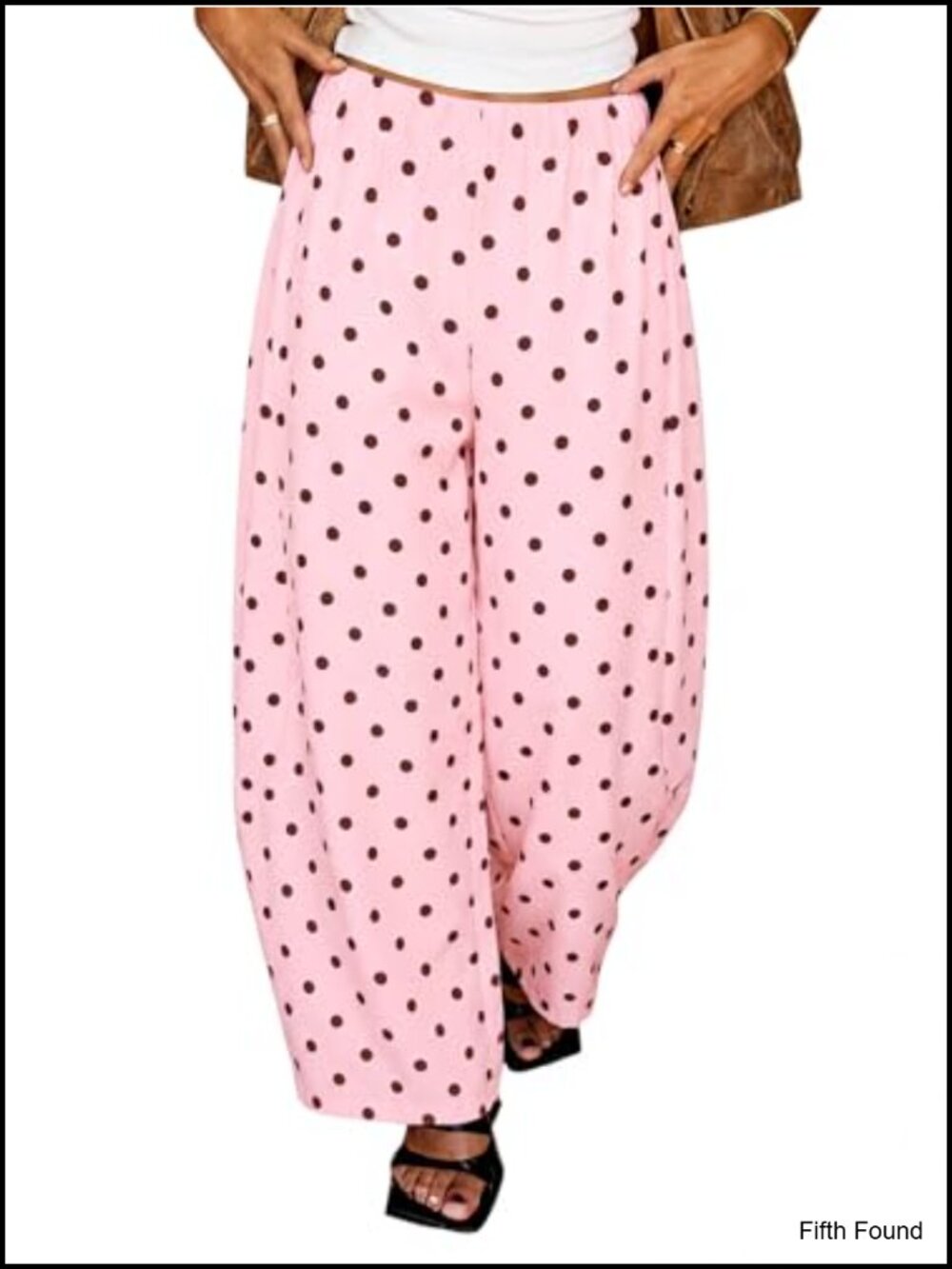 Women's Wide Leg Palazzo Pants Barrel Baggy Trousers Pockets High Waist